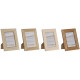 Marco de Fotos Home ESPRIT Multicolor Cristal Poliestireno 16,2 x 1,6 x 21,2 cm (4 Unidades)