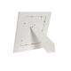 Marco de Fotos Home ESPRIT Blanco Cristal Madera MDF 37 x 1,5 x 37 cm