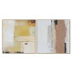 Cuadro Home ESPRIT Abstracto Urbano 100 x 4 x 100 cm (2 Unidades)