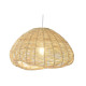 Lámpara de Techo Home ESPRIT Blanco Marrón claro Metal 55 x 43 x 28 cm