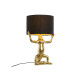 Desk lamp Home ESPRIT Black Golden Resin 50 W 220 V 31 x 28 x 50 cm (2 Units)