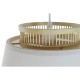 Lámpara de Techo DKD Home Decor Blanco Marrón Natural Bambú 50 W 30 x 30 x 20 cm