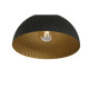 Ceiling Light Home ESPRIT Black Golden Metal 50 W 35 x 35 x 18 cm