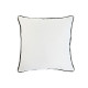 Cushion Home ESPRIT White Black Printed 45 x 15 x 45 cm