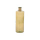 Vase Home ESPRIT Yellow Rope Tempered Glass 25 x 25 x 75 cm