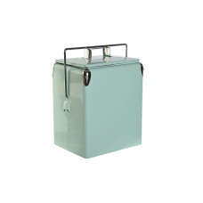 Nevera Portátil Home ESPRIT Verde PVC Metal Acero Polipropileno 17 L 32 x 24 x 43 cm