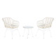 Table set with 2 chairs DKD Home Decor 56 x 57,5 x 82 cm