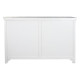 Sideboard DKD Home Decor 165 x 45,7 x 105,4 cm Crystal Grey White Dark brown Mango wood