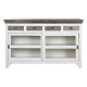 Sideboard DKD Home Decor 165 x 45,7 x 105,4 cm Crystal Grey White Dark brown Mango wood