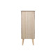 Cómoda DKD Home Decor Dorado Marrón claro Madera Madera de Paulonia Madera MDF Scandi 45 x 40 x 100 cm 42 x 40 x 100 cm