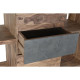 Estantería DKD Home Decor Sheesham Marrón Gris Natural Madera 120 x 40 x 185 cm