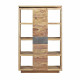 Estantería DKD Home Decor Sheesham Marrón Gris Natural Madera 120 x 40 x 185 cm