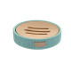 Soap dish DKD Home Decor 11 x 11 x 2,5 cm Cement Green