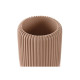 Glass DKD Home Decor 7 x 7 x 11 cm Cement Terracotta