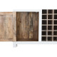 Bottle rack DKD Home Decor Natural White Mango wood (111 x 30 x 102 cm)