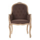 Butaca DKD Home Decor Marrón Natural Marrón oscuro Madera de caucho 62 x 55 x 100 cm 63,5 x 49,5 x 102 cm