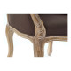 Butaca DKD Home Decor Marrón Natural Marrón oscuro Madera de caucho 62 x 55 x 100 cm 63,5 x 49,5 x 102 cm