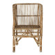 Silla de Comedor DKD Home Decor Multicolor Natural 56 x 52 x 82 cm
