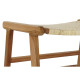 Banqueta DKD Home Decor   65 x 47 x 40 cm Natural Teca Plástico Multicolor Marrón claro