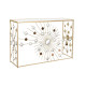 Console DKD Home Decor Crystal Black Golden Metal 120 x 35 x 80 cm