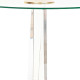 Side table DKD Home Decor Golden Metal Acrylic (42 x 42 x 60 cm)