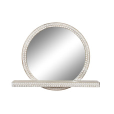 Wall mirror DKD Home Decor 93 x 15,2 x 76,2 cm 90 x 16 x 76 cm Natural White Mango wood Indian Man