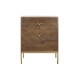 Chest of drawers DKD Home Decor Metal Mango wood (70 x 40 x 90 cm)