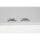 Sideboard DKD Home Decor Rhombus White Brass Mango wood (157 x 43 x 84 cm)