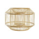 Pantalla de Lámpara DKD Home Decor Natural Bambú 40 x 40 x 28 cm