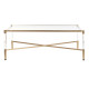 Centre Table DKD Home Decor Metal Acrylic Glamour (120 x 70 x 45 cm)