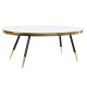 Mesa de Centro DKD Home Decor Espejo Acero (110 x 50 x 41,5 cm)