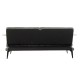 Sofá Cama DKD Home Decor 203 x 87 x 81 cm Negro Metal Marrón Verde