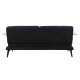 Sofabed DKD Home Decor Blue Brown Black Metal Modern Urban 203 x 87 x 81 cm