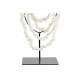 Figura Decorativa DKD Home Decor Collar Hierro Conchas (21 x 10 x 62 cm)