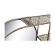 Wall mirror DKD Home Decor Mirror Golden Metal Modern (80 x 13 x 35 cm)