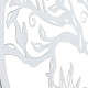 Decoración de Pared DKD Home Decor 100 x 1 x 100 cm Negro Blanco Indio (2 Unidades)