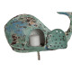 Figura Decorativa Home ESPRIT Ballena Mediterráneo 29 x 8 x 32 cm