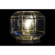 Lámpara de mesa DKD Home Decor Cristal Azul Dorado 220 V Latón 50 W Moderno (29 x 29 x 25 cm)