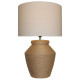 Lámpara de mesa DKD Home Decor Marrón Beige Cuerda Dolomita 25 W 50 W 220 V 38 x 38 x 59 cm 38 x 38 x 60 cm