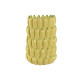 Jarrón Home ESPRIT Amarillo Cerámica Gres Tropical 25 x 25 x 38 cm