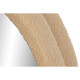 Espejo de pared Home ESPRIT Marrón Ondas Terciopelo Scandi 75 X 4 X 177 cm