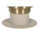 Mesa auxiliar Home ESPRIT Crema Dorado 46 x 46 x 52 cm
