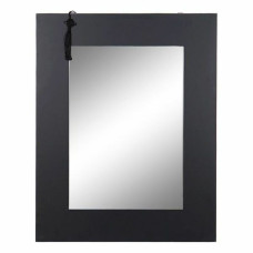 Espejo de pared DKD Home Decor Negro Oriental Madera MDF (70 x 2 x 90 cm)