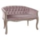 Sofá DKD Home Decor Marrón Rosa Madera Moderno 107 x 61 x 71 cm