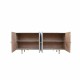 Sideboard DKD Home Decor White Brown Golden Metal Mango wood 177 x 45 x 75 cm