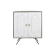 Aparador DKD Home Decor Gris Dorado Blanco Latón Madera de mango (93 x 41 x 114 cm)