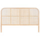 Cabecero de Cama Home ESPRIT Natural Madera de caucho 180 x 3,5 x 120 cm