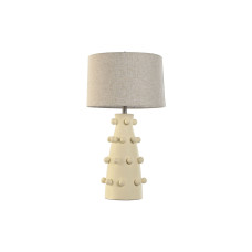 Lámpara de mesa Home ESPRIT Crema Gres 50 W 220 V 40 x 40 x 76 cm