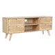 Mueble de TV DKD Home Decor Natural Metal Madera de caucho 120 x 30 x 48 cm
