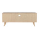 Mueble de TV DKD Home Decor Natural Metal Madera de caucho 120 x 30 x 48 cm